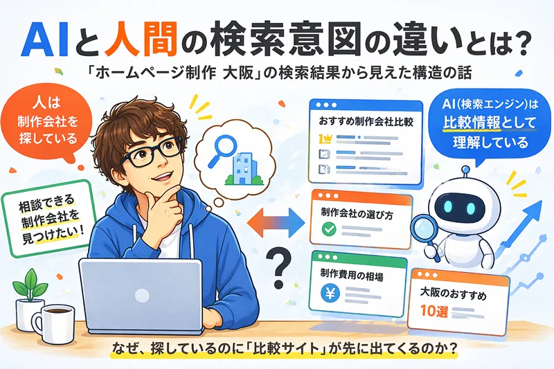 AIと人間の検索意図の違い 検索結果の“構造”の話